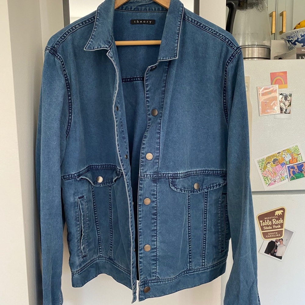 Theory Selvedge Denim Jacket